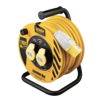 Defender 110V Industrial Cable Reel 25m