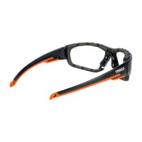 TIMco Sports Style Safety Glasses - With Foam Dust Guard - Clear