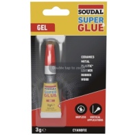 Soudal Superglue Gel - CLEAR (3g)