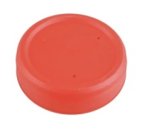 Temporary Site Cap 110mm Red